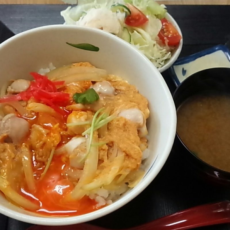 親子丼セット(ふぁーいんてーぶる )