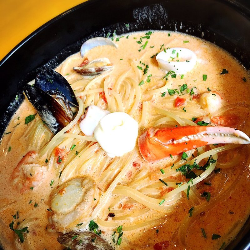 カニとあさりのスープパスタ(ディープシークラブ （Deep Sea Crab）)