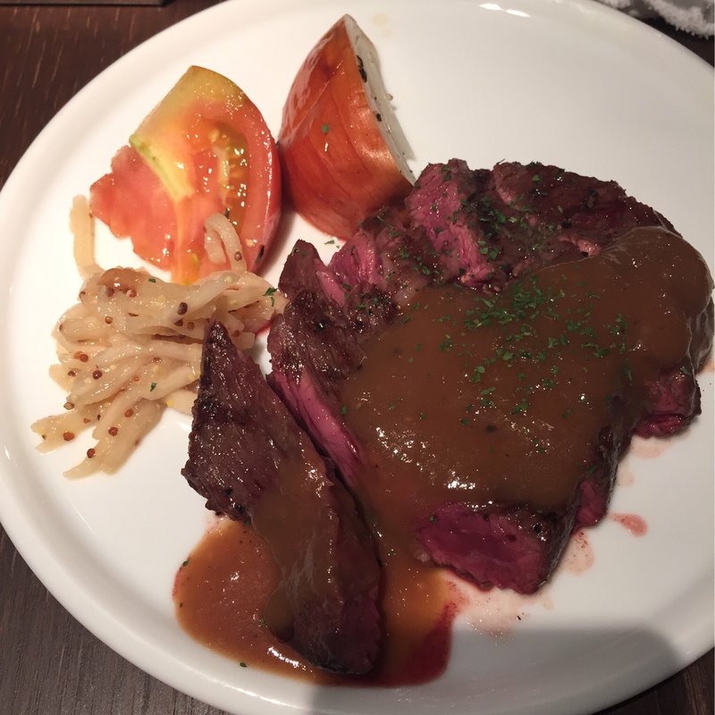 ステーキランチ オニオンソース(カルネ バル カテテ)