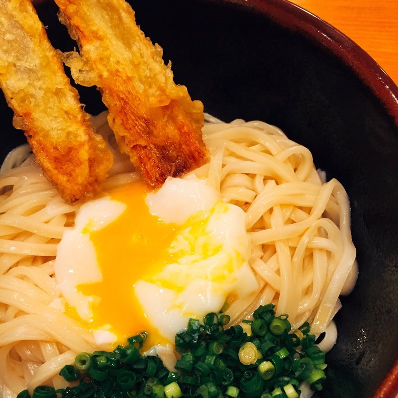 温玉うどん（温）(能古うどん 長尾本店)