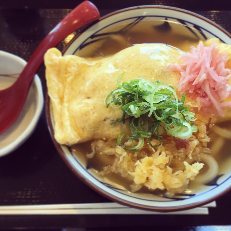 とろ玉肉づつみうどん(丸亀製麺東松山)