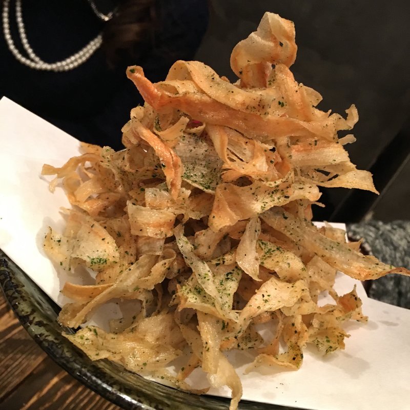 ごぼうチップス(鹿児島県霧島市 塚田農場 新橋レンガ通り店)