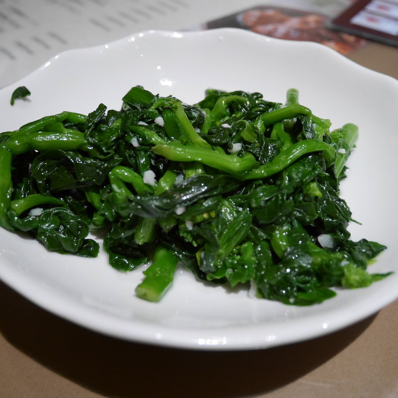 青梗菜のニンニク炒め(大珍樓 本店)