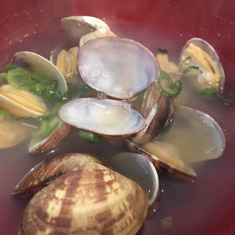 浅利の酒蒸し(鰓呼吸 大宮一番街)