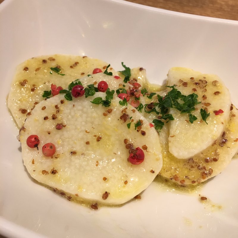 冷製 長芋のレモンマスタードマリネ(赤白 （KOHAKU）)