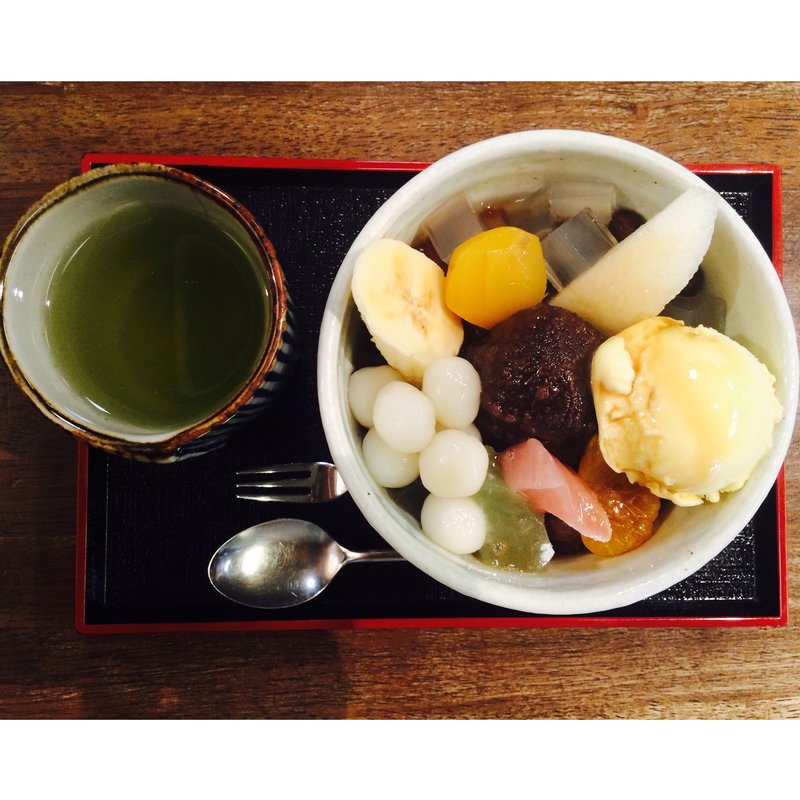 クリームあんみつ(時屋)