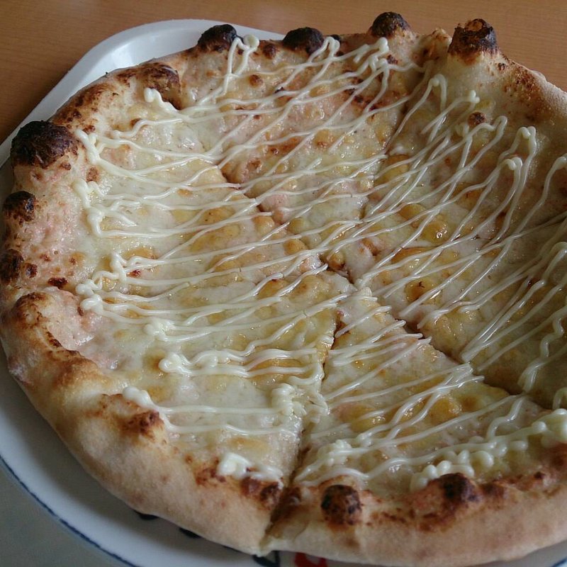 屋台のコーンピザ(ピザ キッチン クオクオ)