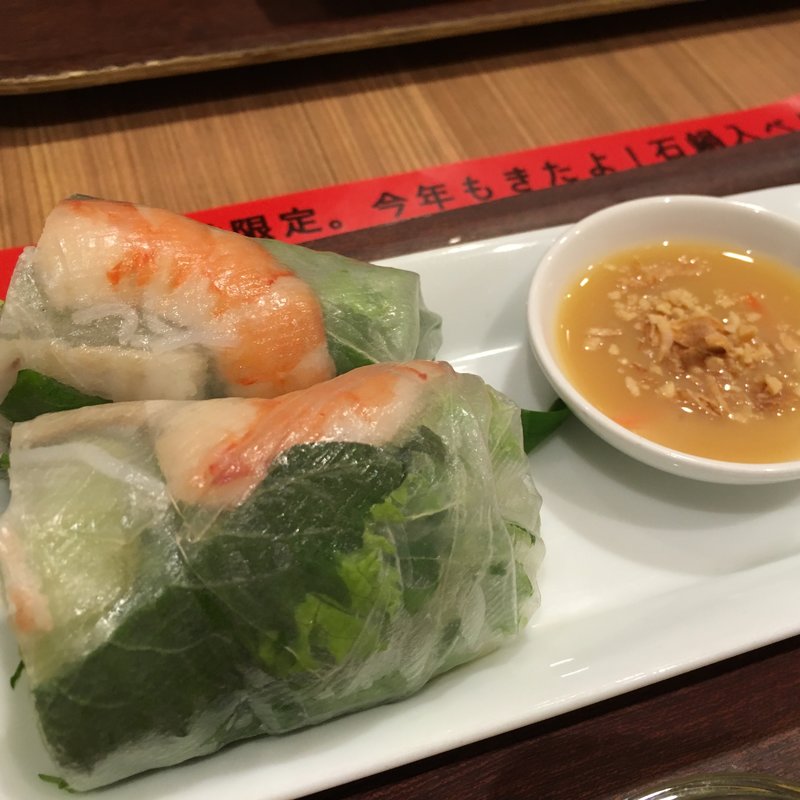 生春巻き（海老）(ベトナム料理 フォーハノイ北千住 Vietnamese Restaurant Pho Hanoi Kita-Senju)