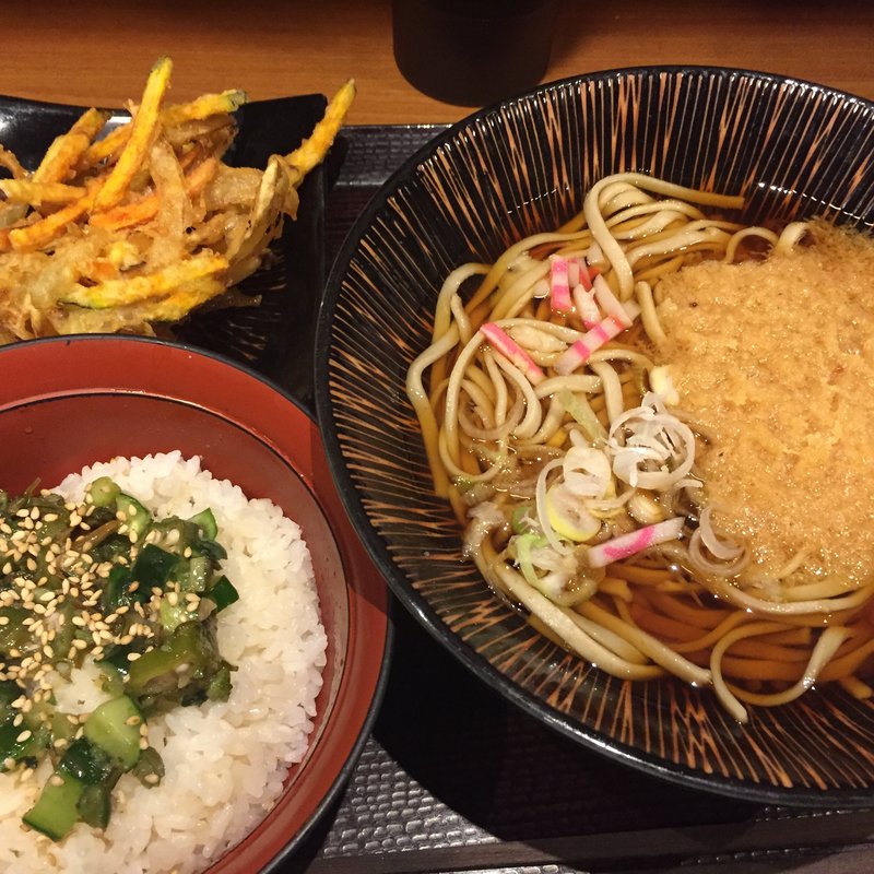 山形だしご飯セット(十割蕎麦嵯峨谷 渋谷東急本店前店)