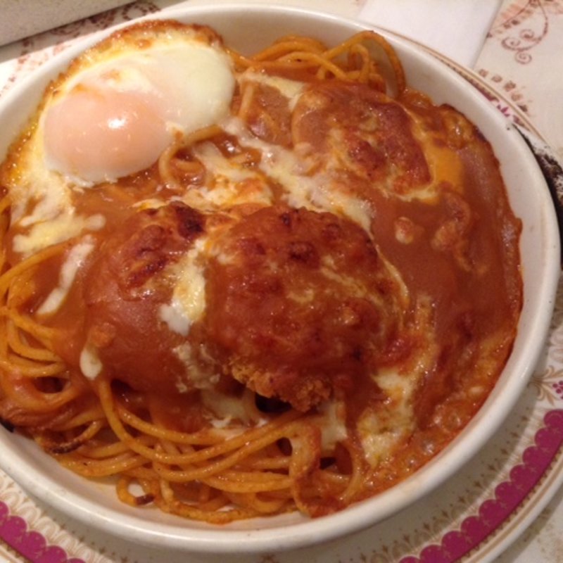 カニコロッケスパゲティ(モンルージュ ミツヤ)