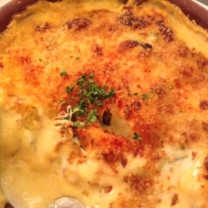 ランチセット（海老と帆立 北アカリのニョッキのグラタン）(シャンデリア テーブル （Chandelier Table）)