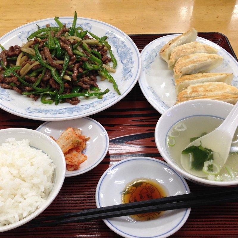 ピーマンセット(ぎょうざの満洲 本川越店 )