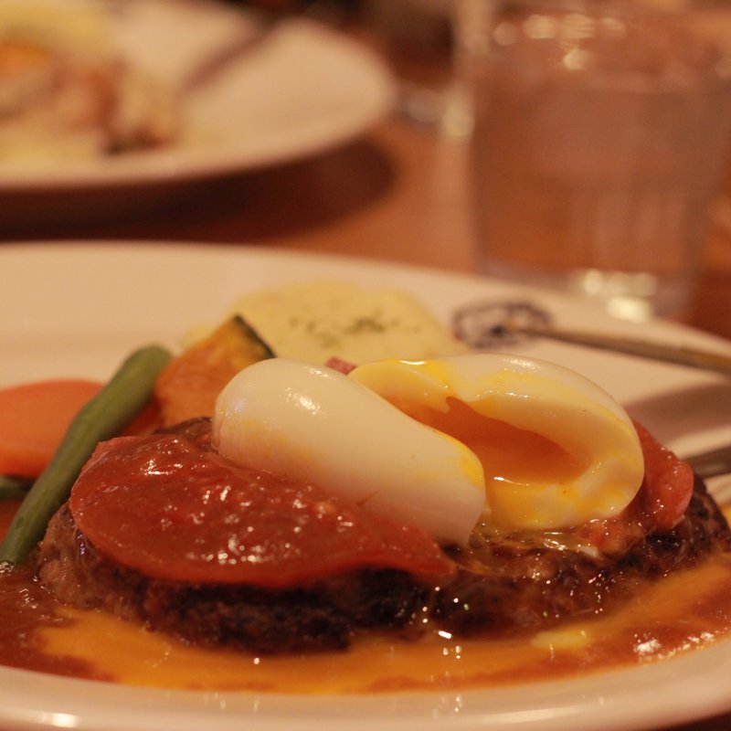 ハンバーグ(くりの実カフェ )