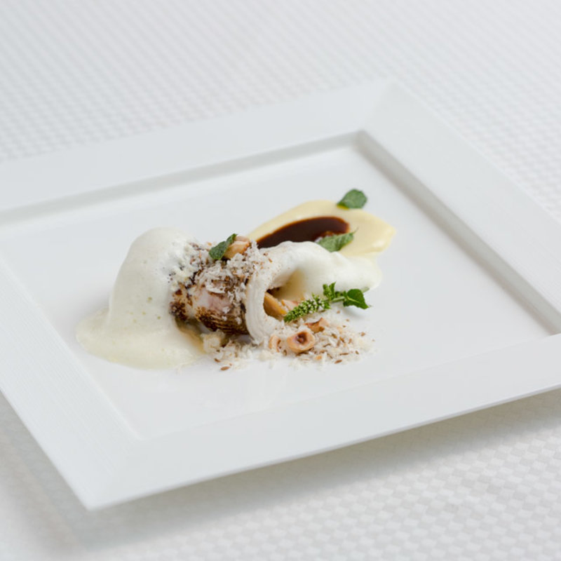 豚肉のグリル　クリーム仕立て(ラール・エ・ラ・マニエール)