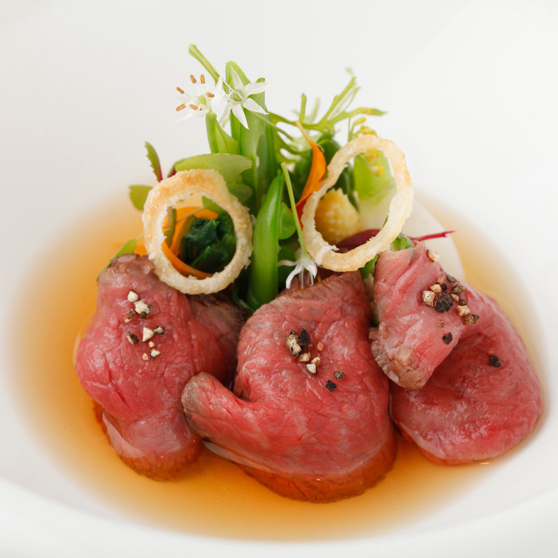 和牛のしゃぶしゃぶ仕立て(ラール・エ・ラ・マニエール)