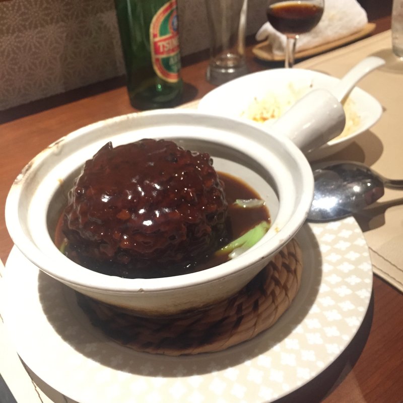  大肉団子『ライオンの頭！』の“トロトロ”煮込み 中国野菜添え(喜臨軒（キリンケン）)