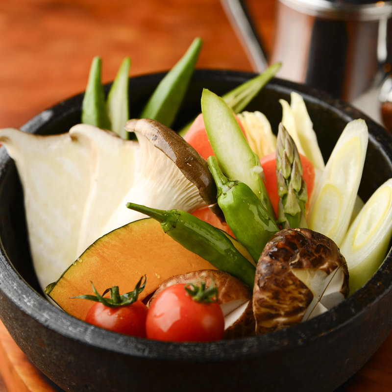 温野菜のバーニャカウダー(THE SOUL OF SEOUL)