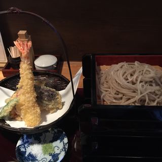 天せいろ蕎麦(三立十割 蕎麦人 （ソバンチュウ）)