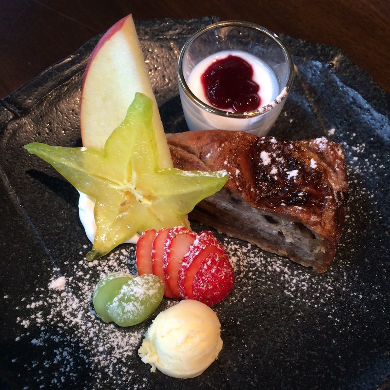 バナナケーキ(カフェささや)