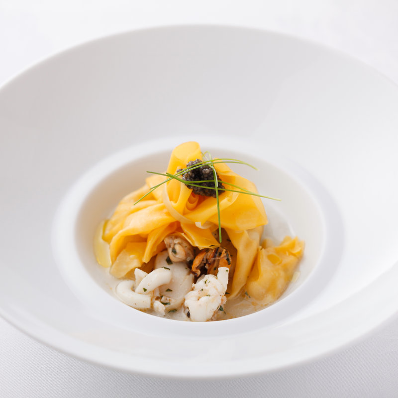 オマール海老のパンチェッタ(アンティカ オステリア デル ポンテ)