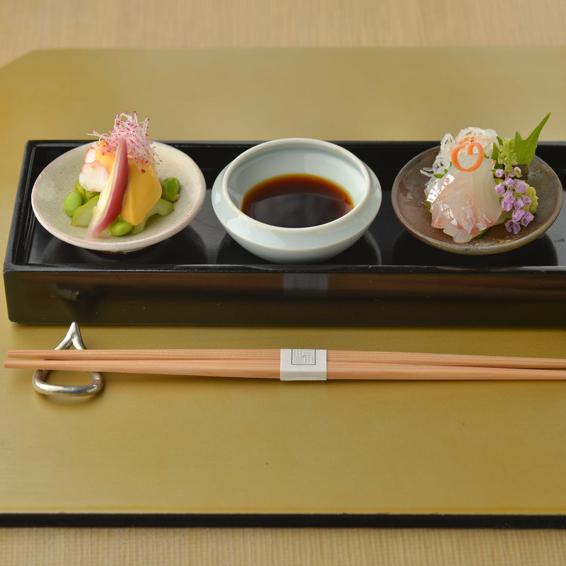 鮮魚と野菜の刺身(丸の内一丁目 しち十二候)