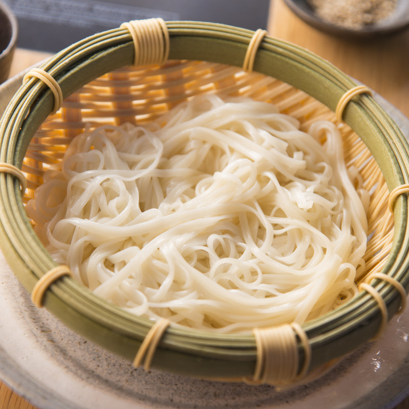 そうめん(銀座しゃぶ通 好の笹)