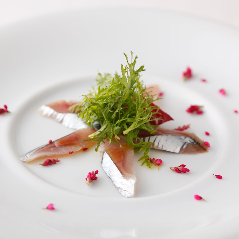 さんまのお造り(リストランテ イル バンビナッチョ)