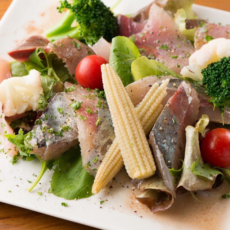 鯵のカルパッチョ(2ヴァンテオ （2VＩＮＴＨＥＯ）)