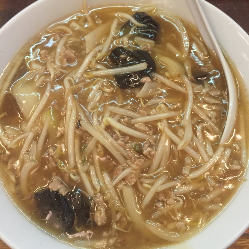 もやしあんかけそば(中華風家庭料理 山之内 神宮前店)