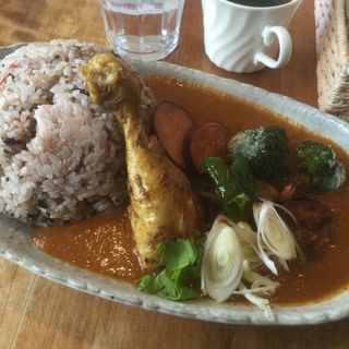 野菜&チキンカレー(香食楽 （kakura カクラ）)