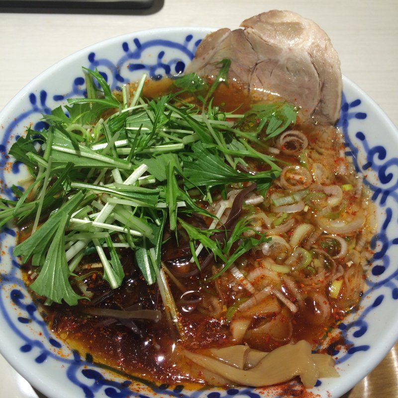 辛そば(月や 博多駅デイトス店)