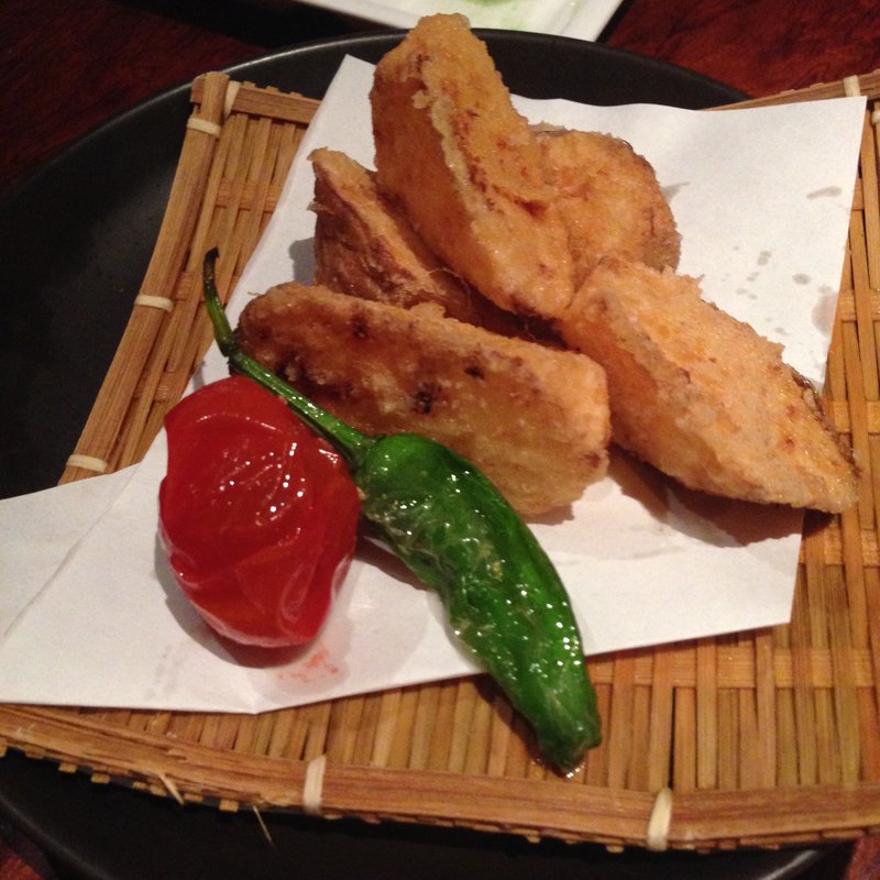 長芋の天ぷら(あさ山)