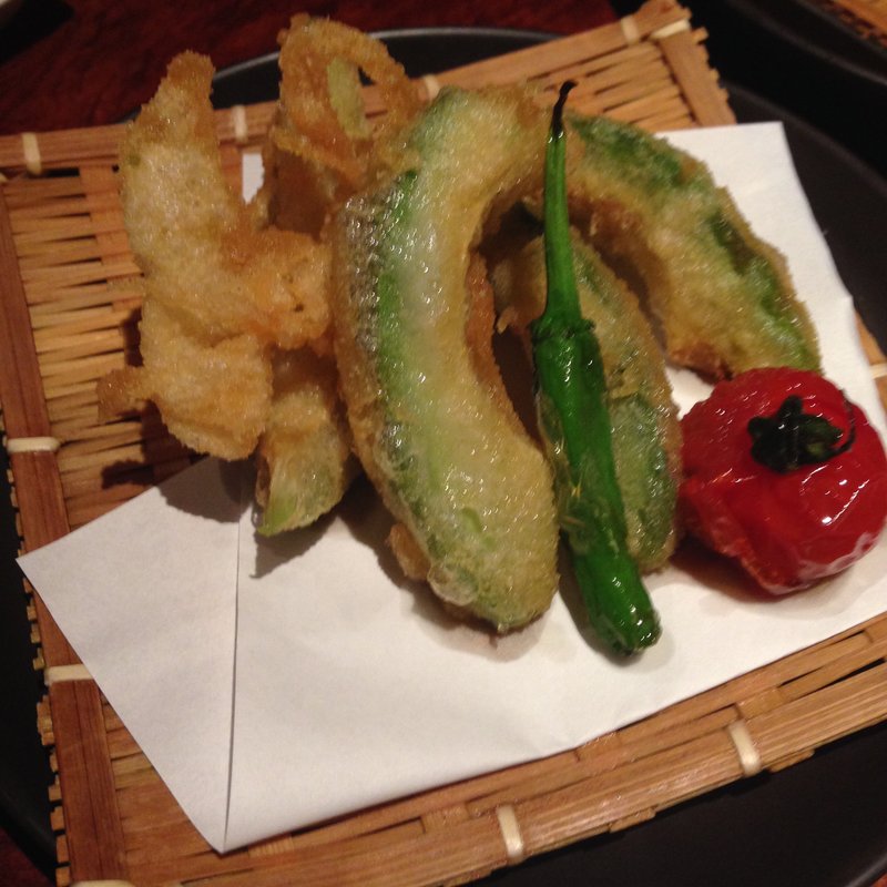 アボガドの天ぷら(あさ山)