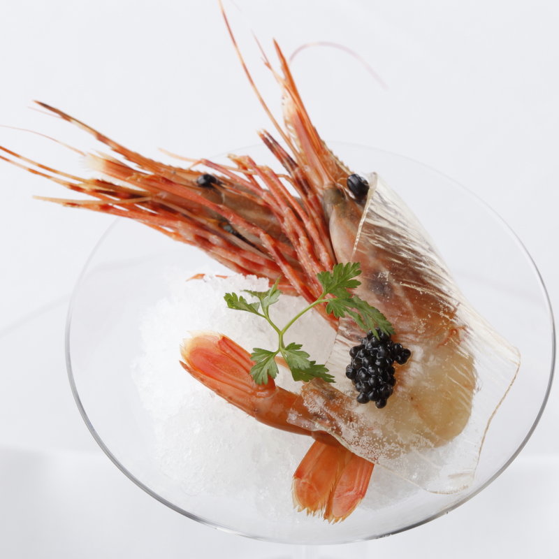 ボタン海老のお造り(ビーチェ 東京 （BiCE TOKYO）)