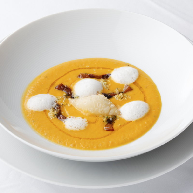 かぼちゃパスタ　スープ仕立て(ビーチェ 東京 （BiCE TOKYO）)