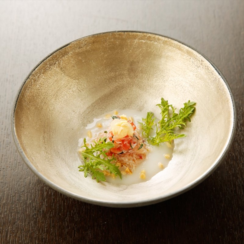 タラバガニのジュレ(ビストラン エレネスク RNSQ 麻布十番)