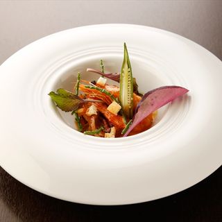手長海老と温野菜のグリル(ビストラン エレネスク RNSQ 麻布十番)