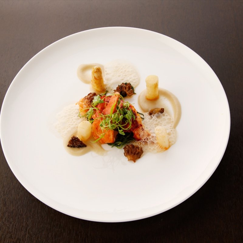 カニと貝の泡ソース(ビストラン エレネスク RNSQ 麻布十番)