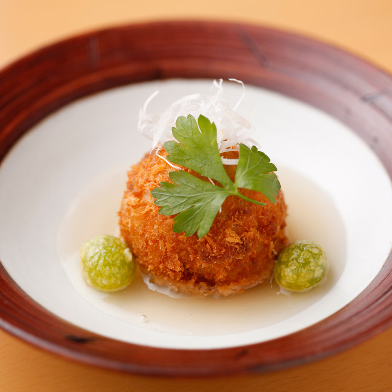 海老のコロッケ仕立て(寿司割烹 濤崎)