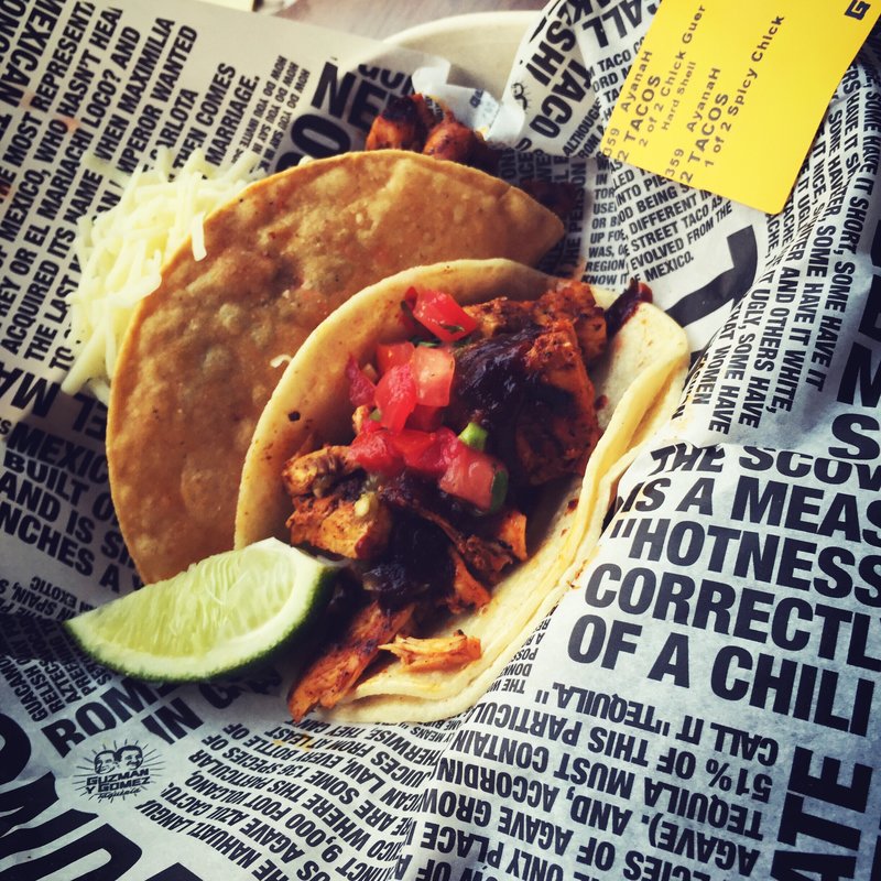 ハードシェルタコス(Guzman y Gomez - Laforet Harajuku)