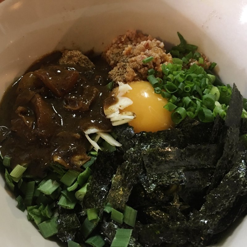 カレー台湾まぜそば(がんぼう )