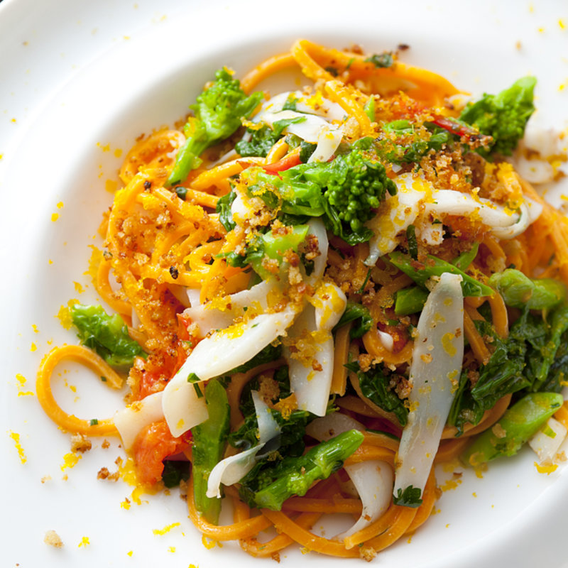 イカとからすみのパスタ(イル デジデリオ オルタッジョ 阪急梅田本店)