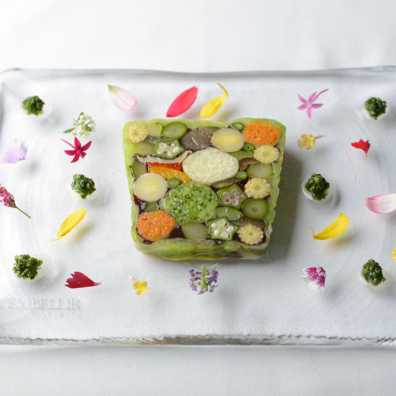 季節野菜のテリーヌ(ランベリー ナオト キシモト 南青山 （L'EMBELLIR Naoto Kishimoto）)