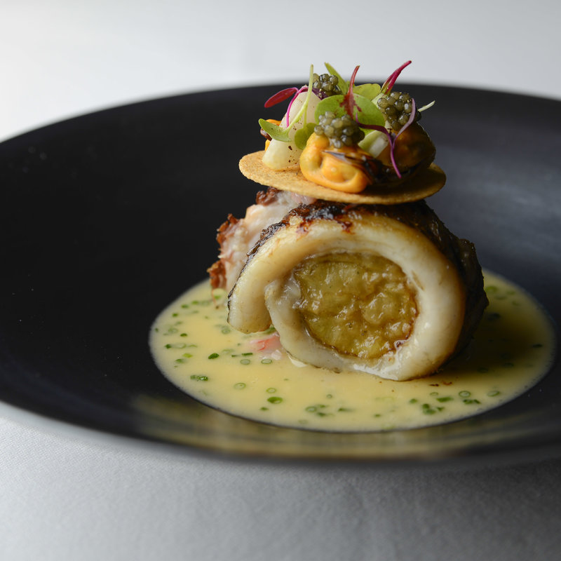 イカと野菜の季節仕立て(ランベリー ナオト キシモト 南青山 （L'EMBELLIR Naoto Kishimoto）)