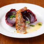 豚肉と紫玉葱のグリル