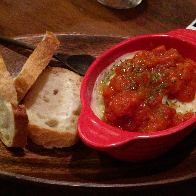 ベーコンと青パパイヤのポテトクリーム(en)