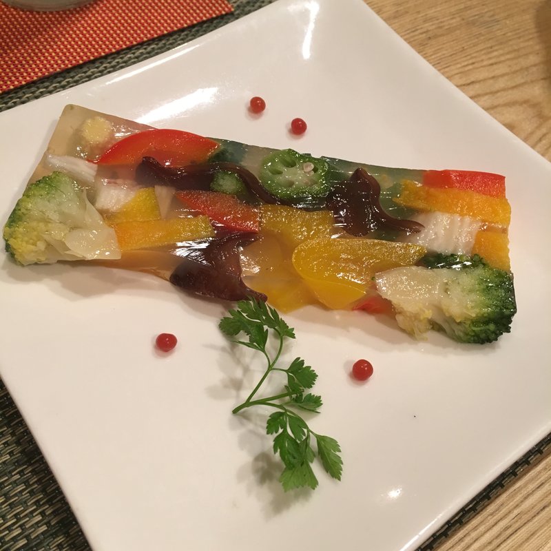 季節野菜のモザイク(鶏はな)