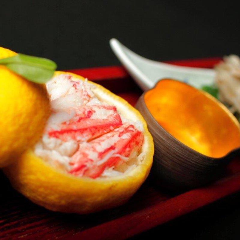 カニ身の柚子椀(けせらせら)