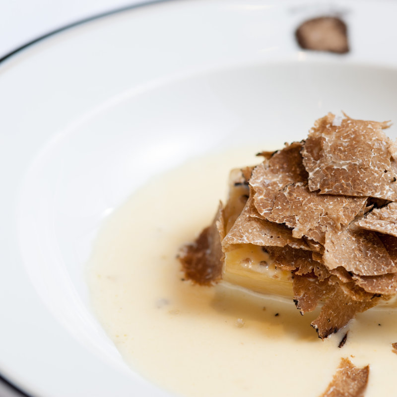 トリュフと大根のクリーム仕立て(けせらせら)