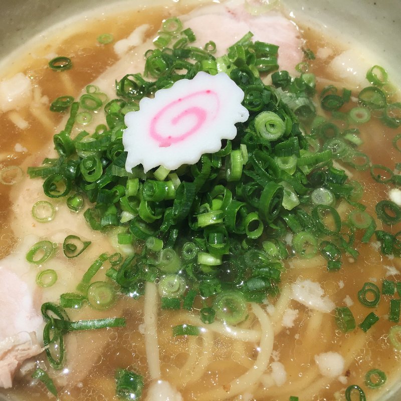 中華そば（太麺）(月月亭 （ツキツキテイ）)
